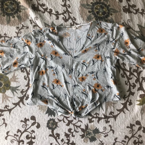 Anthropologie Tops - Mason & Belle L Short Sleeve Crop
